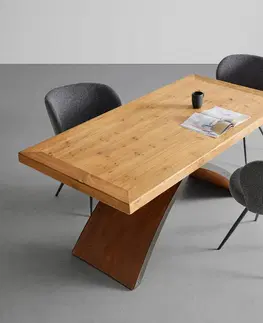 Stoly do jedálne Jedálenský stôl masív Laurien 180x90 Cm