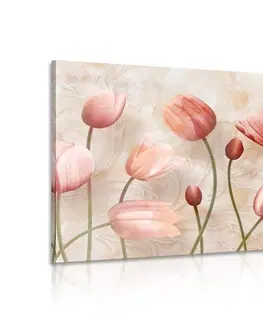 Obrazy kvetov Obraz staroružové tulipány