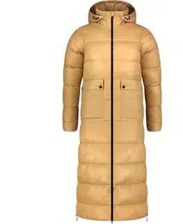 Dámske bundy a kabáty Dámsky zimný kabát NORDBLANC MANIFEST béžový NBWJL7949_PBE 44