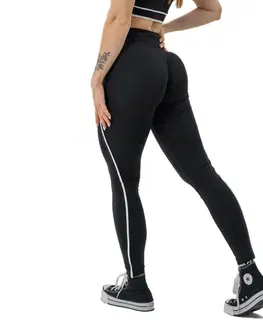 Dámske klasické nohavice Tvarujúce fitness legíny Nebbia MY RULES 609 Black - M