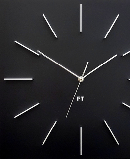 Hodiny Dizajnové nástenné hodiny Future Time FT1010BK Square black 40cm