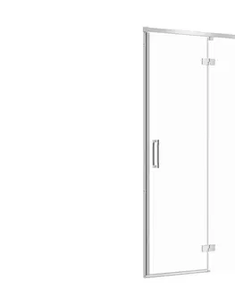 Sprchovacie kúty CERSANIT - Sprchové dvere LARGA chróm 100X195, pravé, číre sklo S932-117