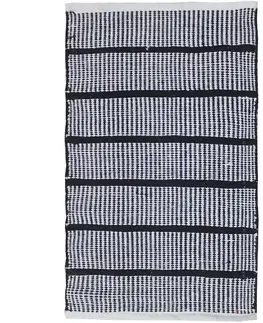 Moderné koberce Koberec Breton Stripe 0,5/0,8 DO-RUG-C1005 čierný