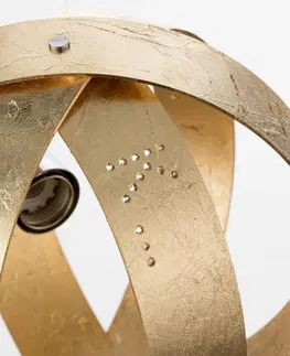 Nástenné svietidlá Knikerboker Knikerboker Ecliptika zlaté nástenné LED svietidlo