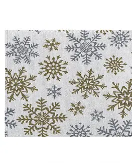 Prestieranie Dakls Prestieranie Snowflakes biela, 33 x 48 cm