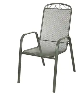 Záhradne kovové kreslá Oceľová stolička XT3070C