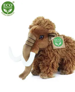 Plyšové hračky RAPPA - Plyšový mamut stojaci 17 cm ECO-FRIENDLY