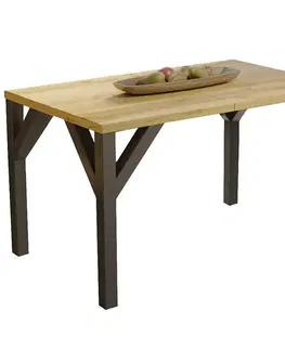 Jedálenské stoly Stôl Baltika 185 dub wotan