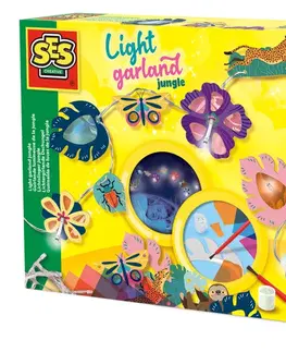 Kreatívne a výtvarné hračky SES - Výroba dekorácie - svietiaca girlanda džungľa
