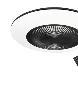 Svietidlá  LED Stmievateľné stropné svietidlo s látorom ARIA LED/38W/230V čierna/biela +DO 