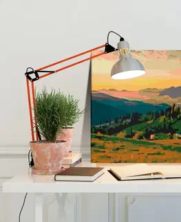 Maľovanie podľa čísiel Obraz maľovanie podľa čísiel svitanie nad horami  - Mountains at Sunrise