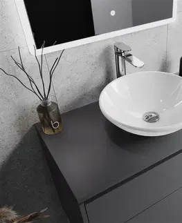 Kúpeľňa MEXEN - Mira sklenené umývadlo 42 cm, biela 24124230