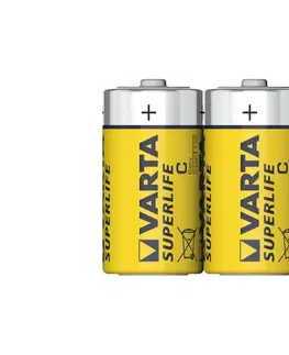 Predlžovacie káble VARTA Varta 2014 - 2 ks Zinkouhlíková batéria SUPERLIFE C 1,5V 