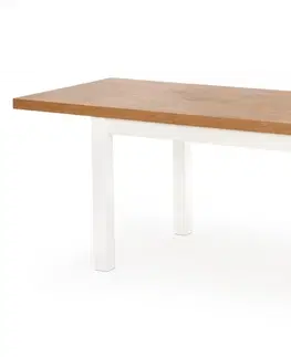 Jedálenské stoly Rozkladací jedálenský stôl TIAGO Halmar Dub craft / čierna