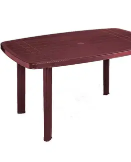 Záhradné stoly Stôl bordový Faro