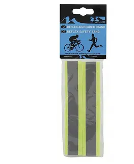 Reflexné pásky a klipy Reflexná páska na suchý zips M-Wave Reflective Arm/Leg Bands 2 ks