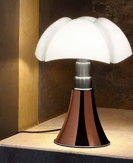 Stolové lampy Martinelli Luce Martinelli Luce Minipistrello stolová lampa meď