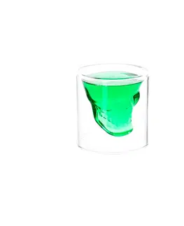 Poháre TEMPO-KONDELA HOTCOLD TYP 35, termo poháre, set 4 ks, lebka, 75 ml