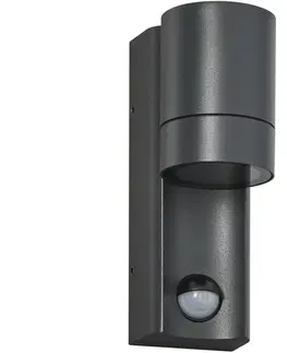 Svietidlá Ledvance Ledvance - Vonkajšie nástenné svietidlo so senzorom ISIDOR 1xGU10/35W/230V IP65 