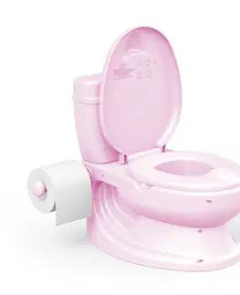 Kúpanie a hygiena Dolu Detská toaleta, ružová