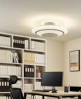 Stropné ventilátory so svetlom Lindby Lindby Kheira LED stropný ventilátor, 55 W