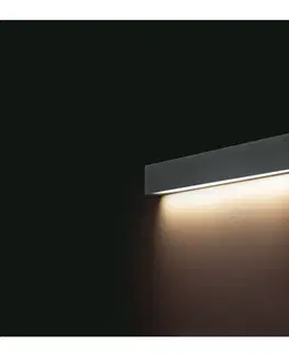Svietidlá LED nástěnné svítidlo Nowodvorski 9618 STRAIGHT WALL LED graphite S
