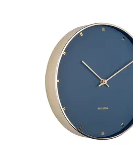 Hodiny Dizajnové nástenné hodiny KA5776BL Karlsson 27cm