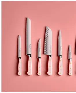 Santoku nože (japonské), Nakiri WÜSTHOF Nôž santoku Wüsthof CLASSIC Colour - Pink Himalayan, 17 cm 