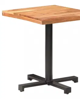Barové stoličky Bistro stôl na kolieskach Dekorhome 70x70x75 cm
