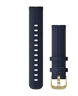 Príslušenstvo k wearables Garmin Quick Release kožený remienok 18 mm, navylight gold 010-12932-08