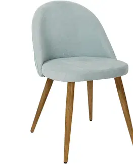 Čalúnené stoličky Stolička Banff 80107cm-V15 svetlo modrá