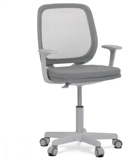 Kancelárske stoličky Kancelárska stolička KA-W022 Autronic Sivá