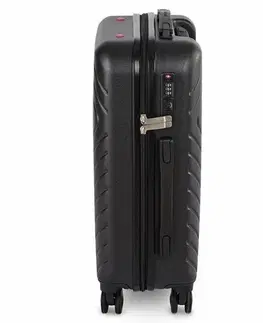 Batohy Kabínová batožina na kolieskach Compactor Cosmos S, vrátane ručnej pumpy, váhy, TSA zámok, 55x20x40 cm, čierna