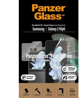 Ochranné fólie pre mobilné telefóny Ochranná fólia UWF AB PanzerGlass pre Samsung Galaxy Z Flip5 7338
