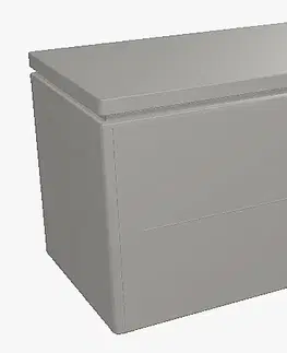 Úložné boxy Biohort Designový účelový box LoungeBox (sivý kremeň metalíza) 200 cm (2 krabice)