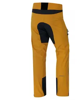 Pánské nohavice Pánske softshell nohavice Husky Keson M horčicová XL