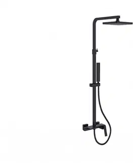 Kúpeľňa HOPA - Nástenný sprchový/vaňový set ASPIRA čierna BABPANCZ