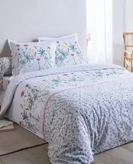 Bavlnené Bavlnená posteľná bielizeň Júlia, s potlačou "herbár"