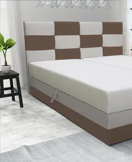 Manželské postele ZORRA čalúnená manželská posteľ 140 x 200 cm, COSMIC 800, 10