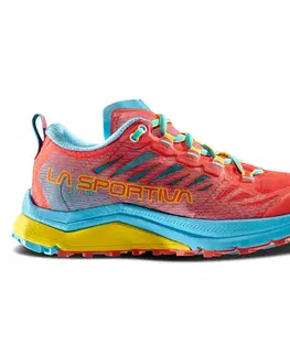 Dámska obuv Dámske trailové topánky  La Sportiva Jackal II Woman Hibiscus/Malibu Blue - 41,5
