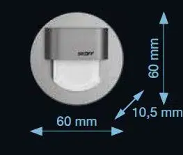 Svietidlá LED nástenné svietidlo Skoff Rueda mini hliník teplá biela IP20 ML-RMI-G-H