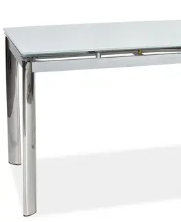 Jedálenské stoly GT-020 rozkladací jedálenský stôl, biely