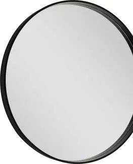 Kúpeľňa HOPA - Zrkadlo bez osvetlenia REISA BLACK - Priemer - 80 cm OLNZREI80B