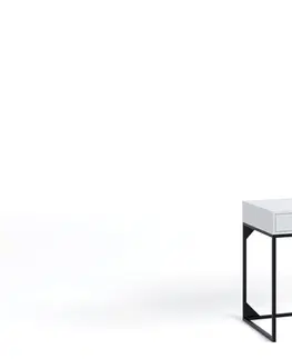 Sektorový nábytok ArtGiB Písací stolík OLIER OL-01 Olier farba: biela / dub artisan