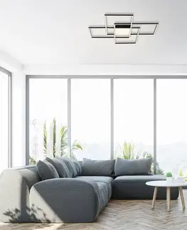 SmartHome stropné svietidlá Q-Smart-Home Paul Neuhaus Q-ASMIN stropné LED svetlo 80 x 80 cm