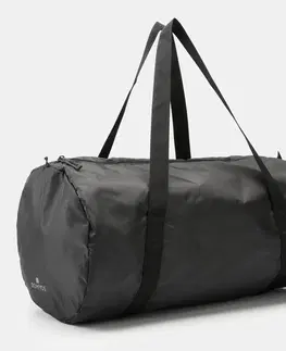 batohy Skladacia taška na fitness 30 litrov čierna