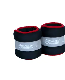 Záťažové náramky Kondičná záťaž na zápästie a nohy MASTER 2 x 1,5 kg - neopren