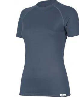 Tričká Merino triko Lasting ALEA 5656 modré vlnené L