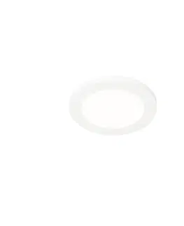 Stropne svietidla Stropné svietidlo biele 17 cm vrátane LED 3-stupňové stmievateľné IP44 - Steve