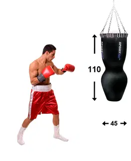 Boxovacie vrecia a hrušky MMA boxovacie vrece SportKO Silhouette MSP 45x110cm / 50kg modrá